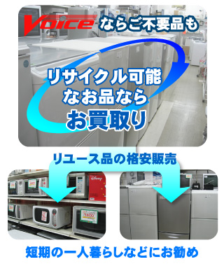 リサイクル品の買い取り&販売